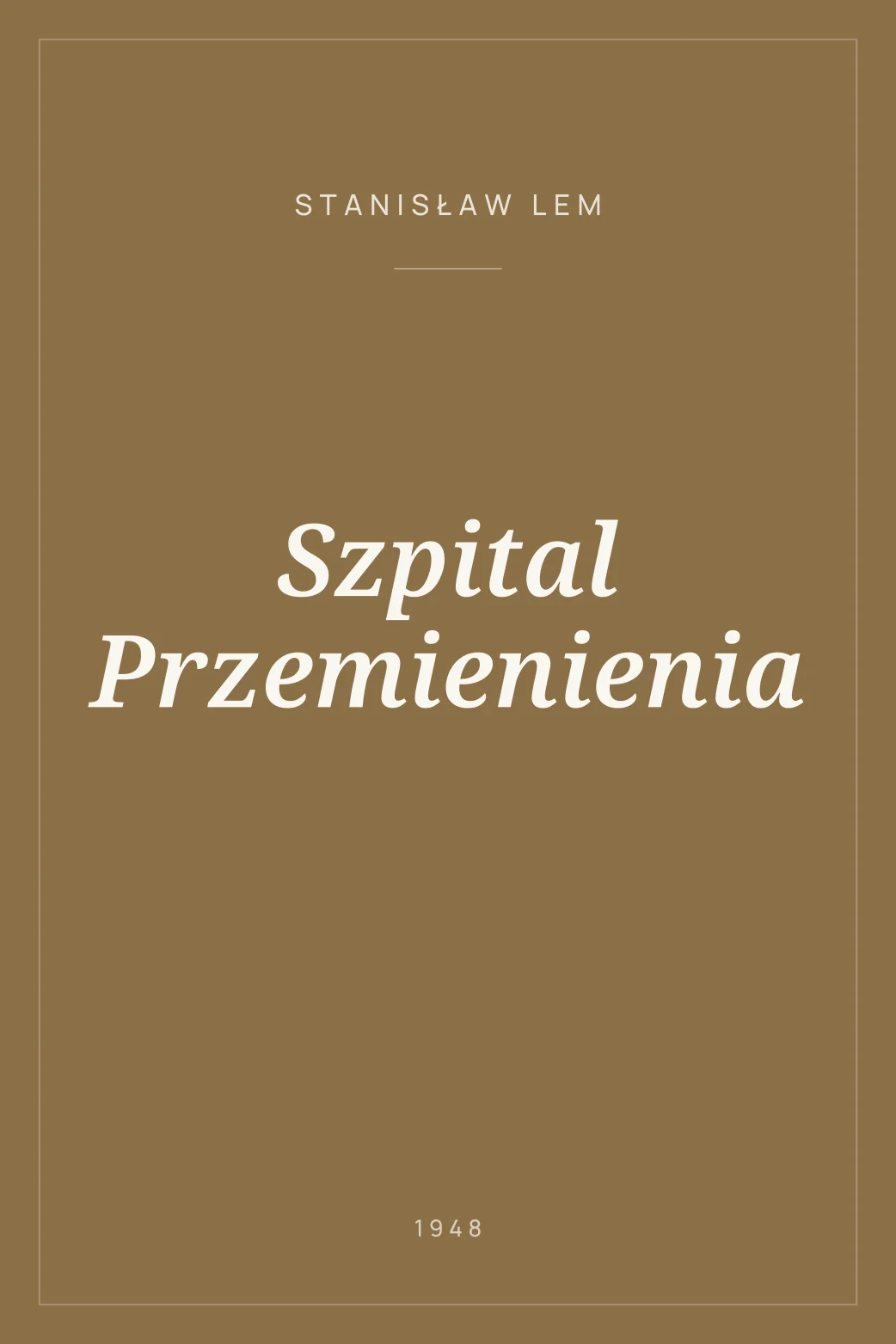 Portada de Szpital Przemienienia