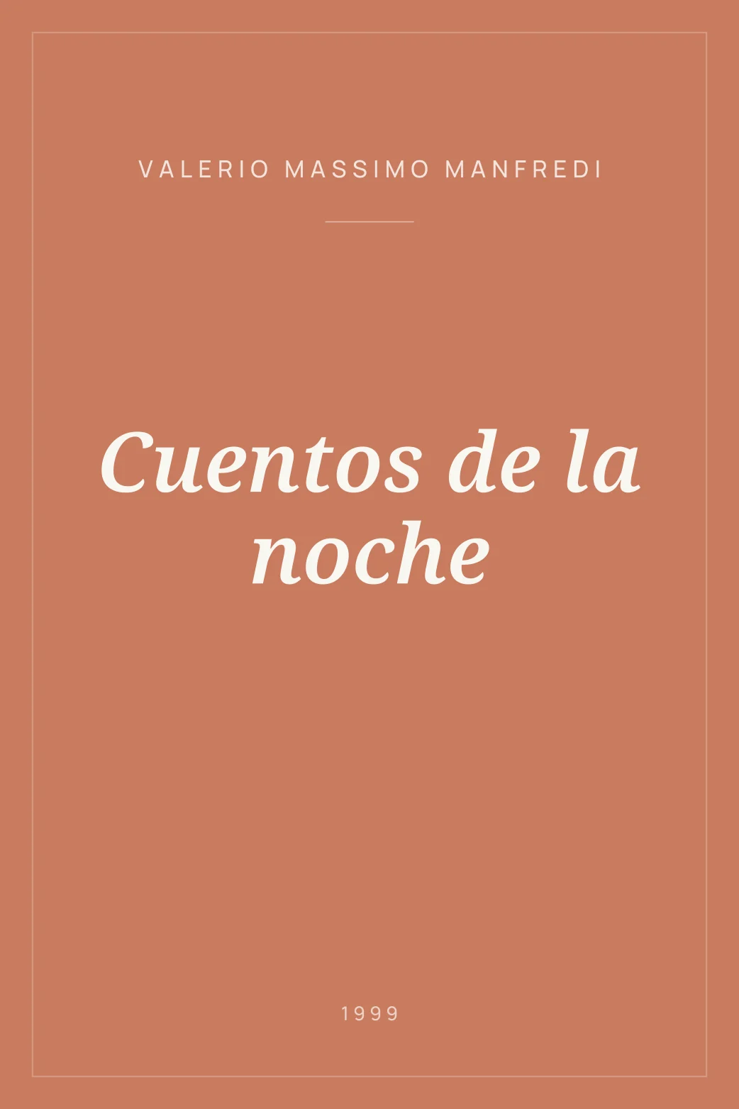 Portada de Cuentos de la noche