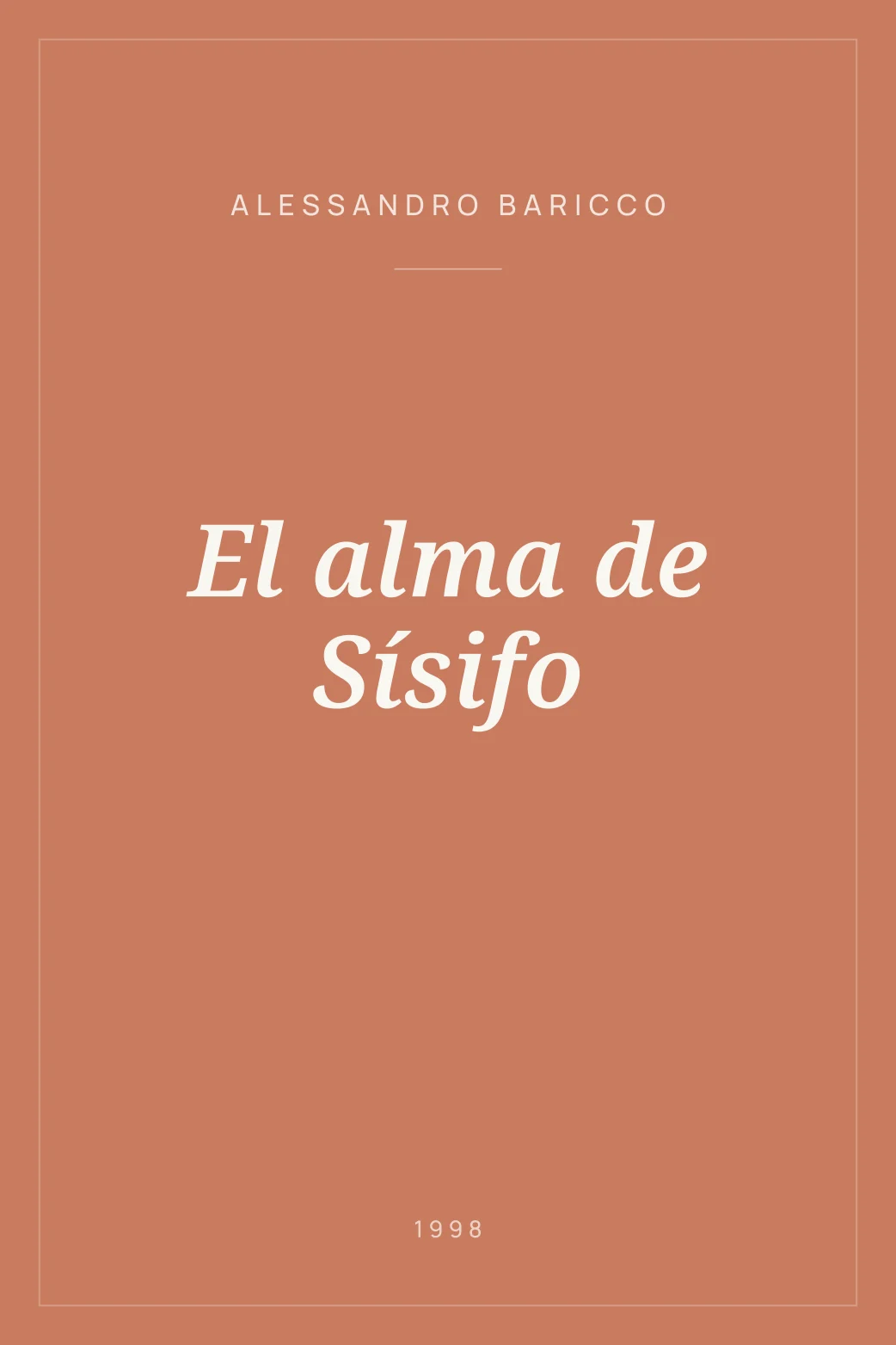 Portada de El alma de Sísifo