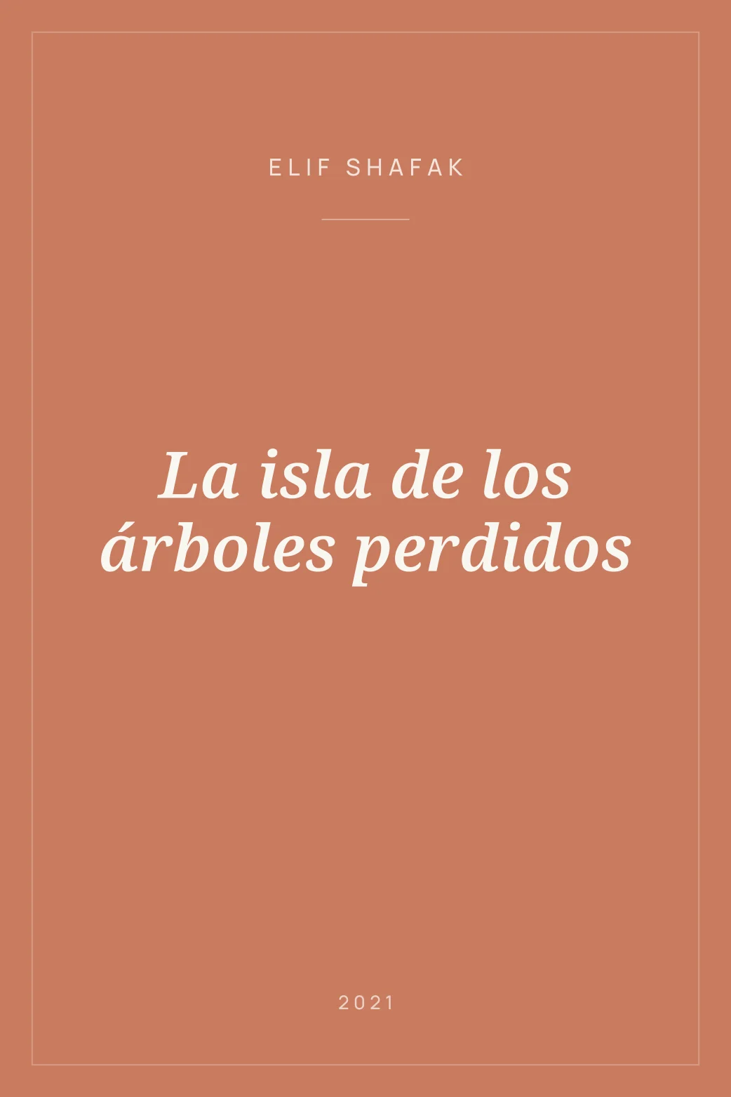 Portada de La isla de los árboles perdidos