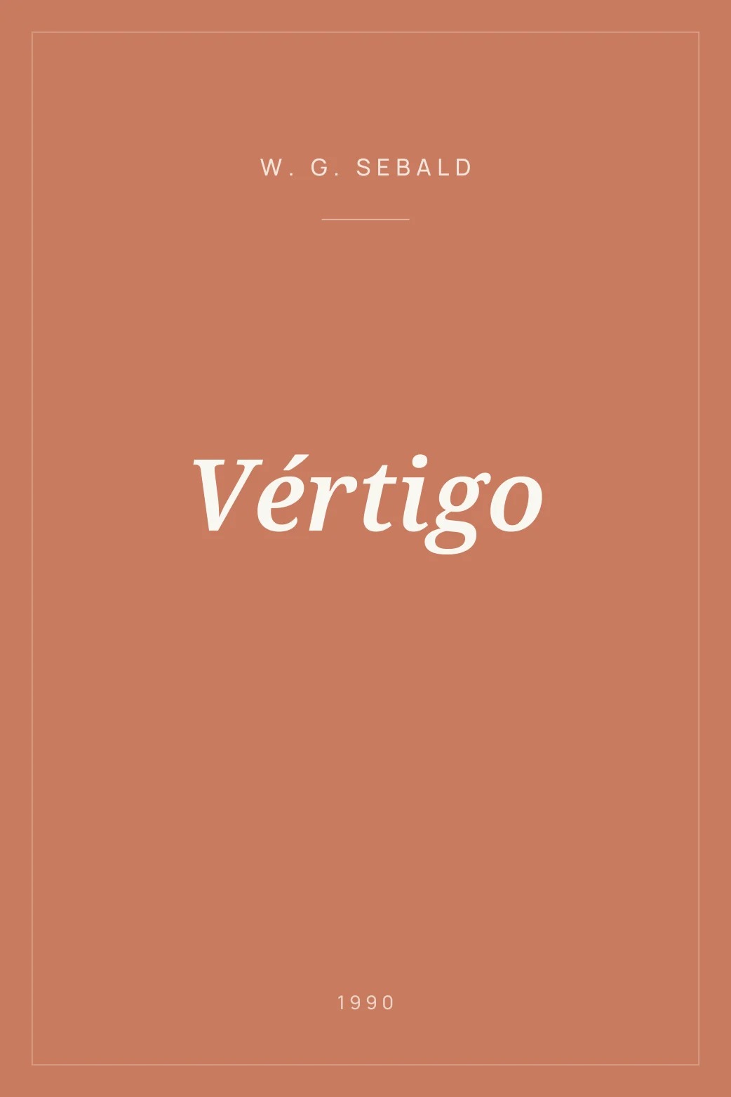 Portada de Vértigo