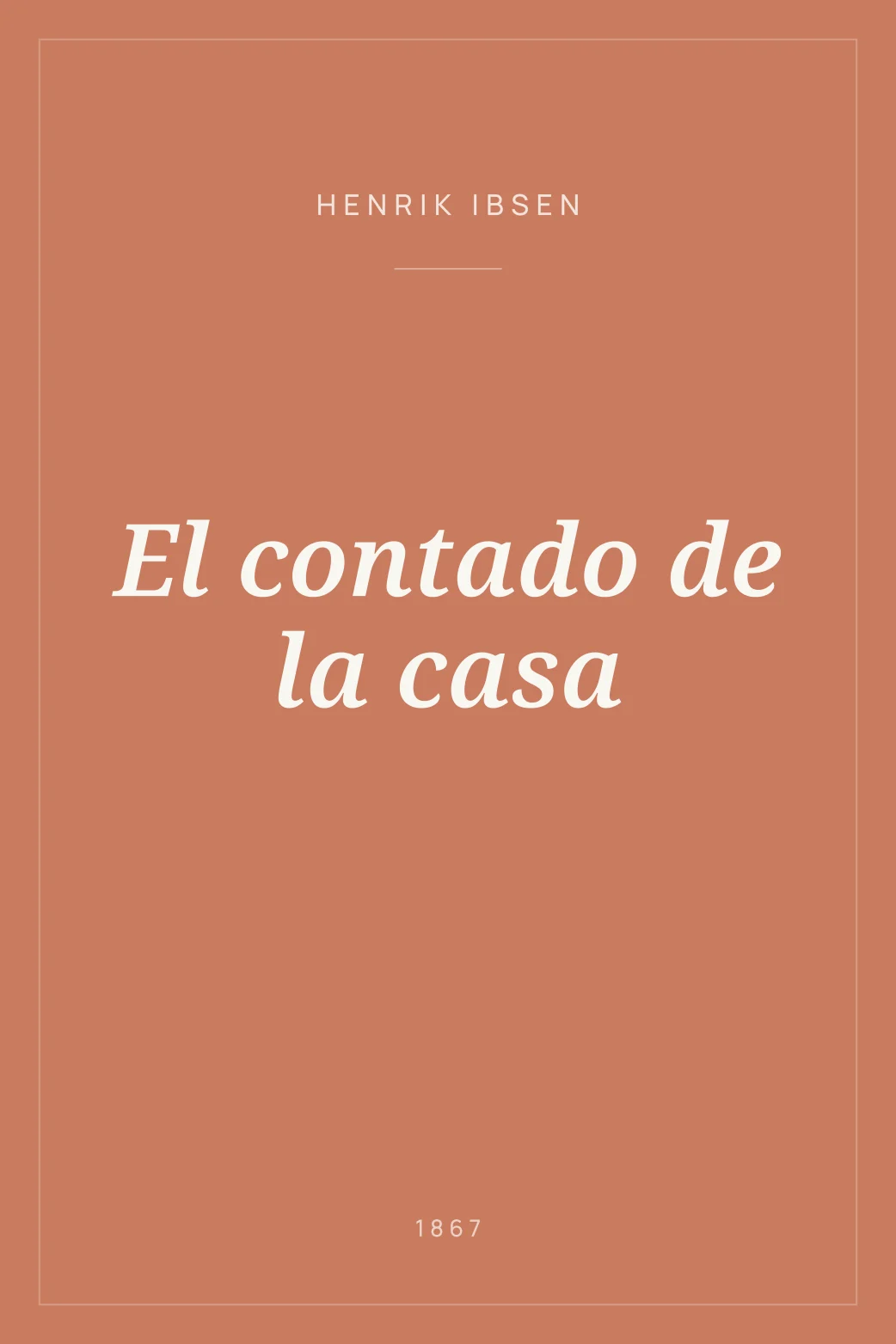 Portada de El contado de la casa