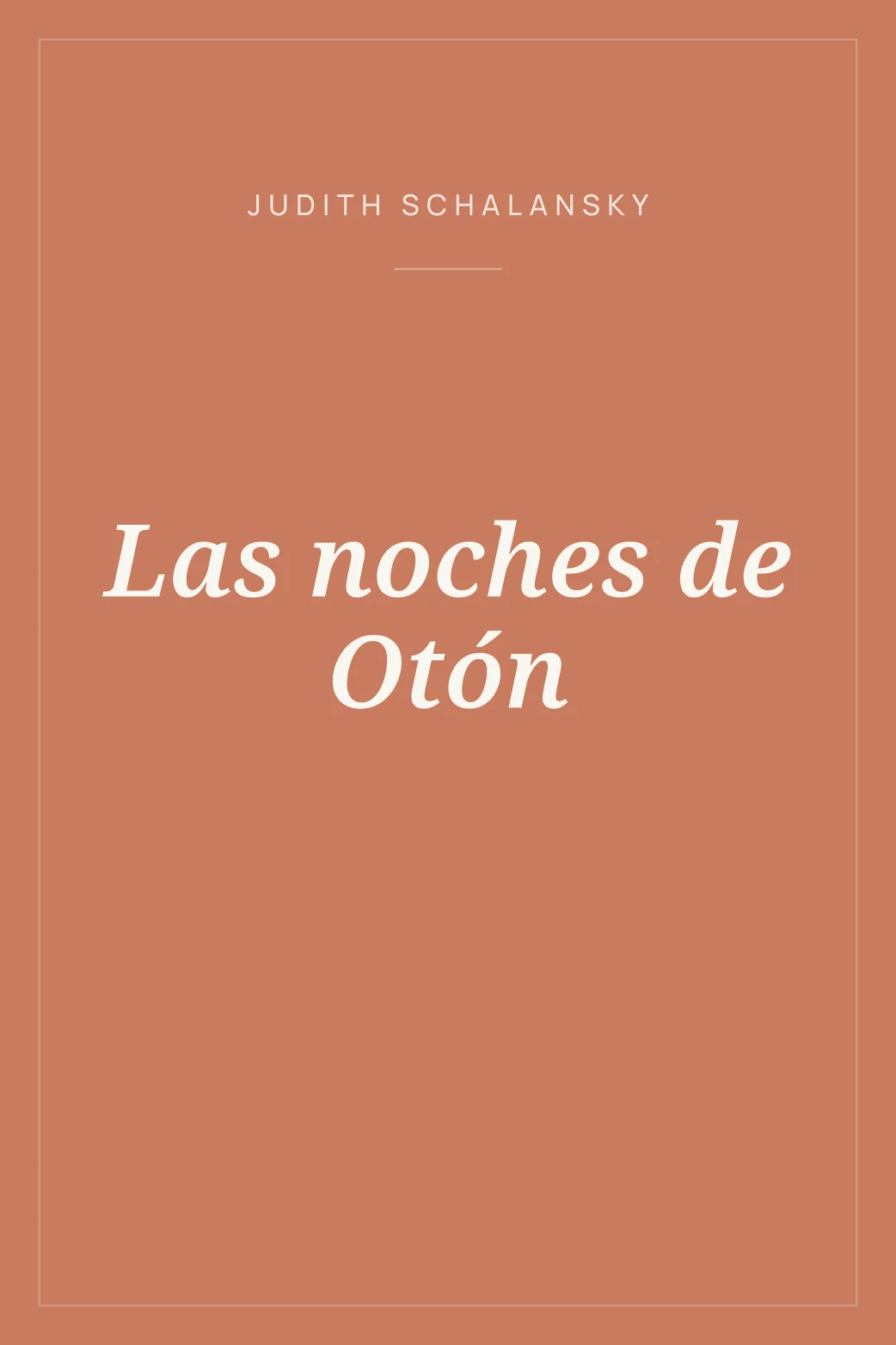 Portada de Las noches de Otón