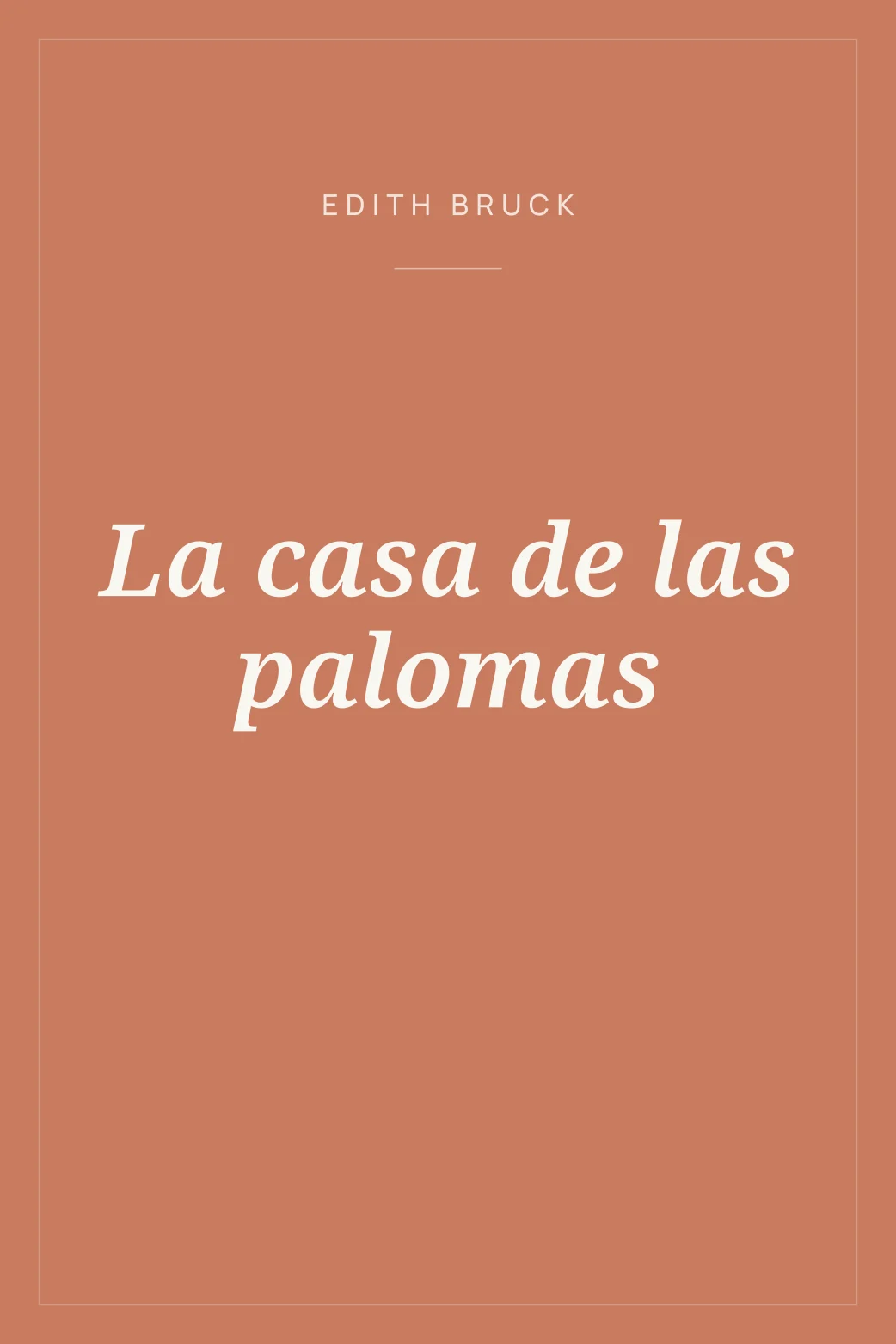 Portada de La casa de las palomas