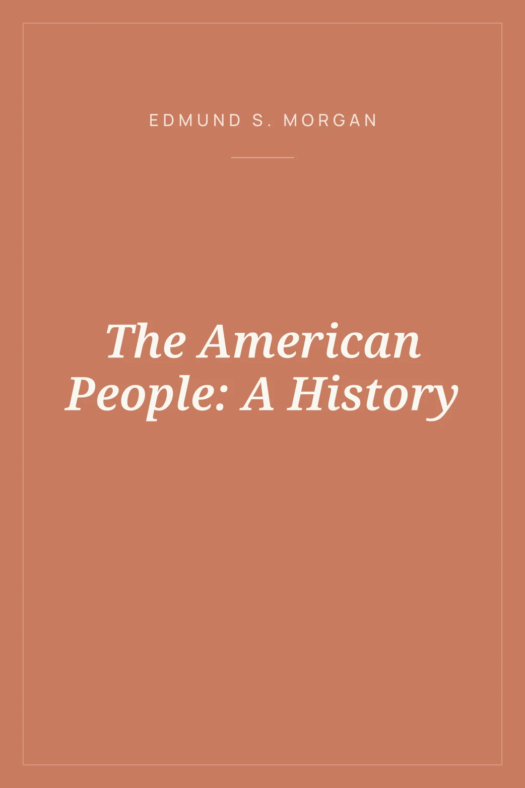 Portada de The American People: A History