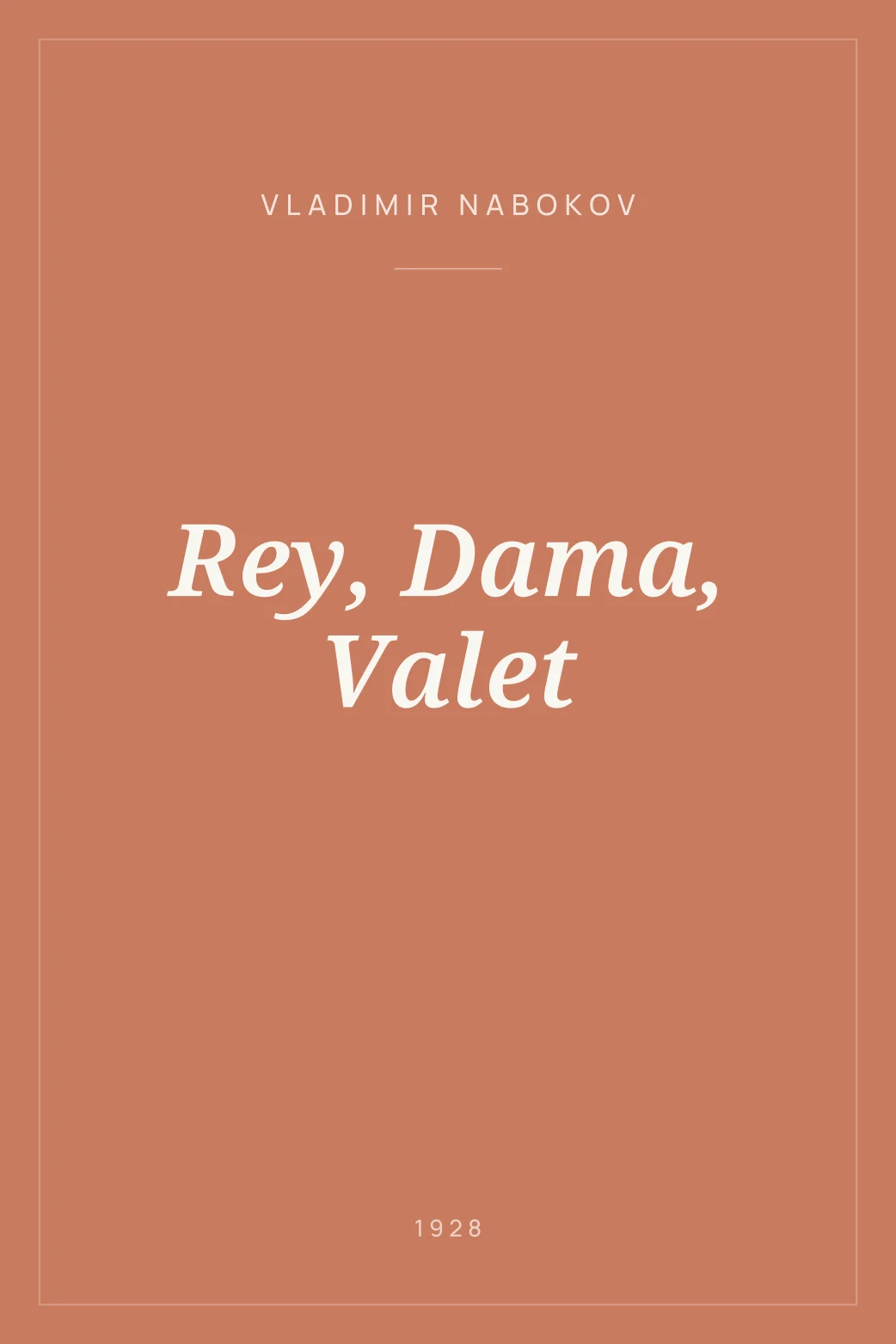 Portada de Rey, Dama, Valet