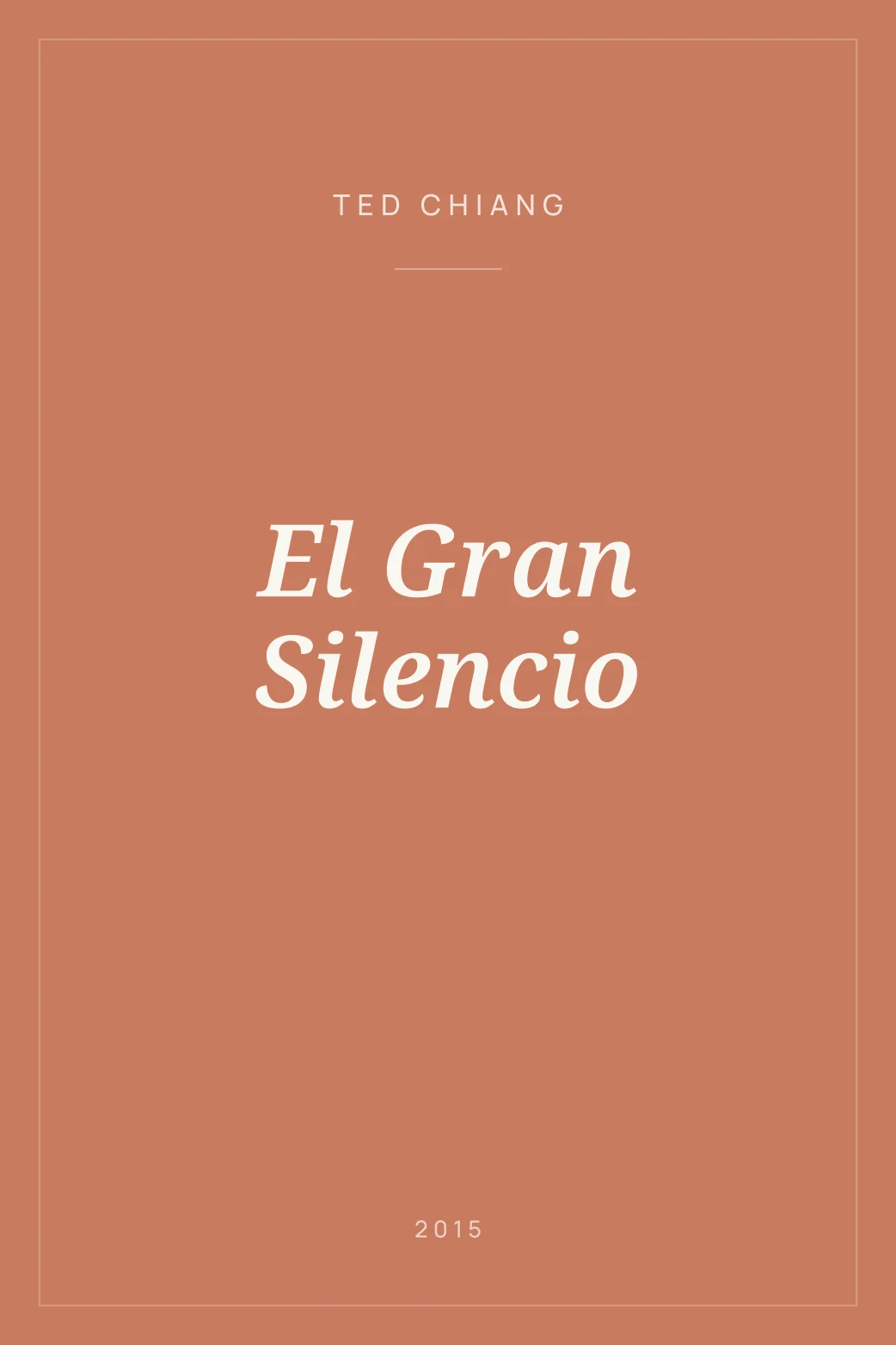 Portada de El Gran Silencio