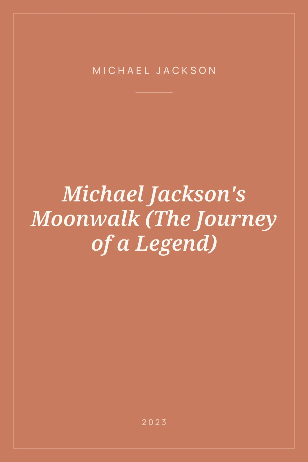 Portada de Michael Jackson's Moonwalk (The Journey of a Legend)