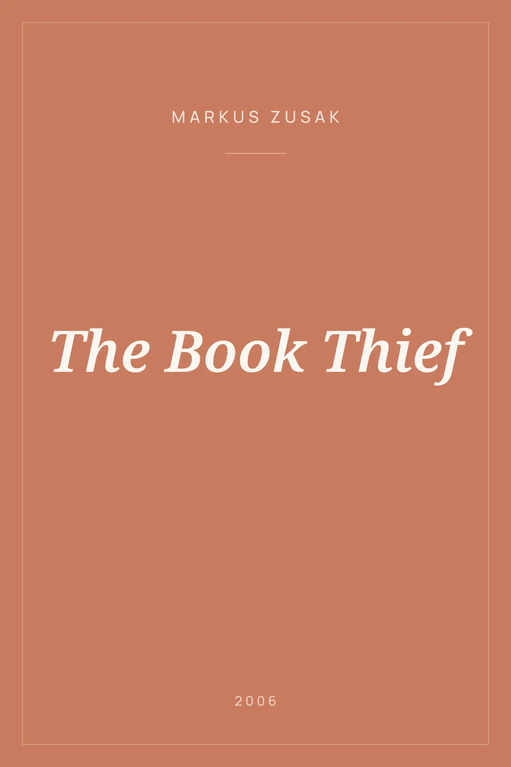 Portada de The Book Thief