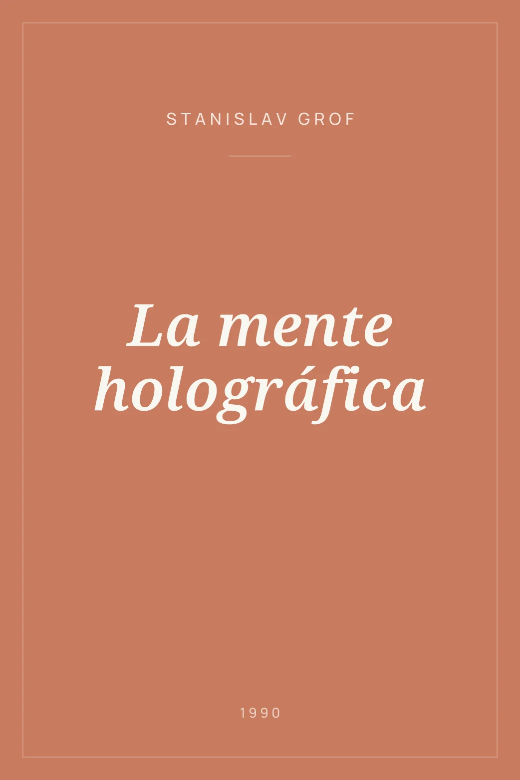 Portada de La mente holográfica