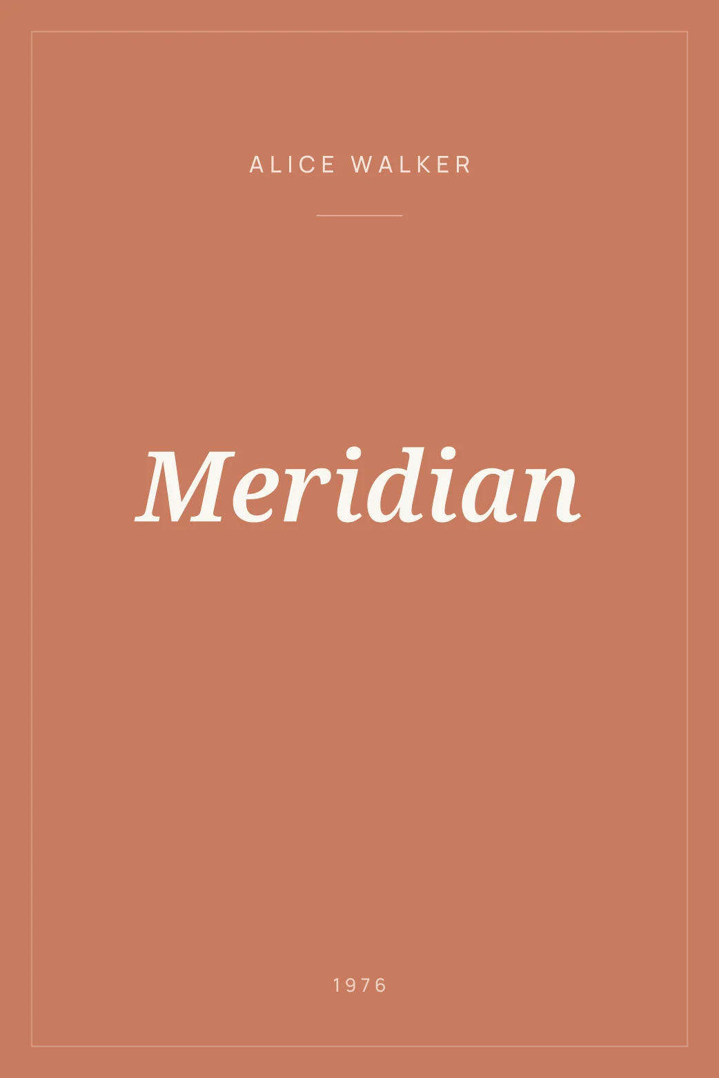 Portada de Meridian