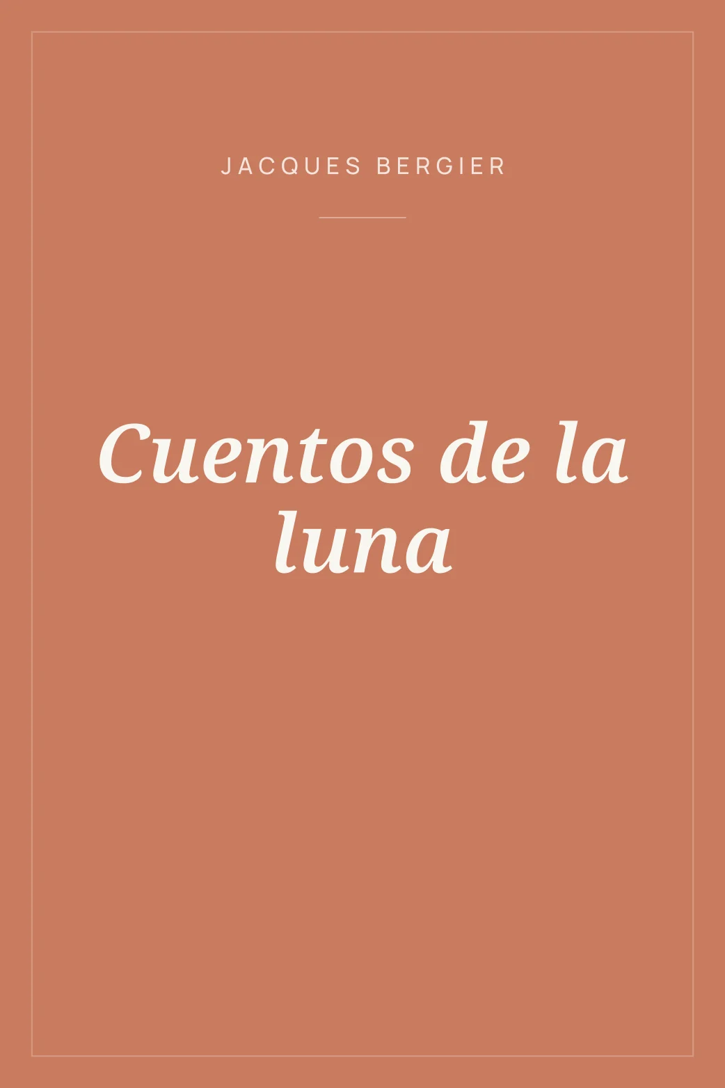 Portada de Cuentos de la luna