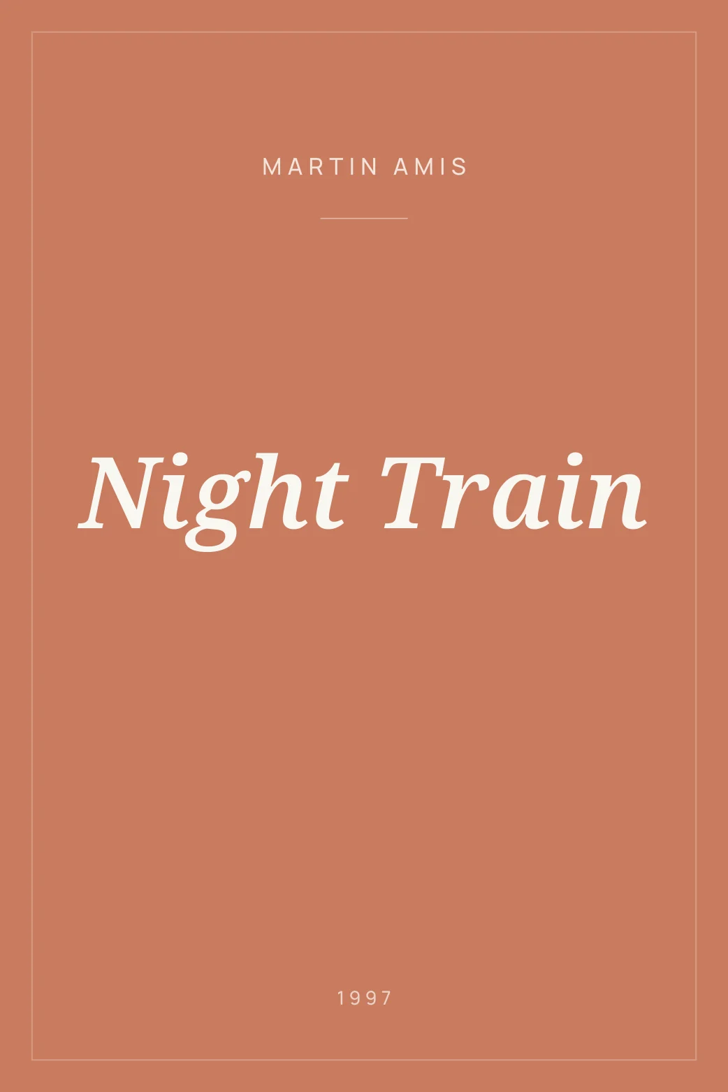 Portada de Night Train