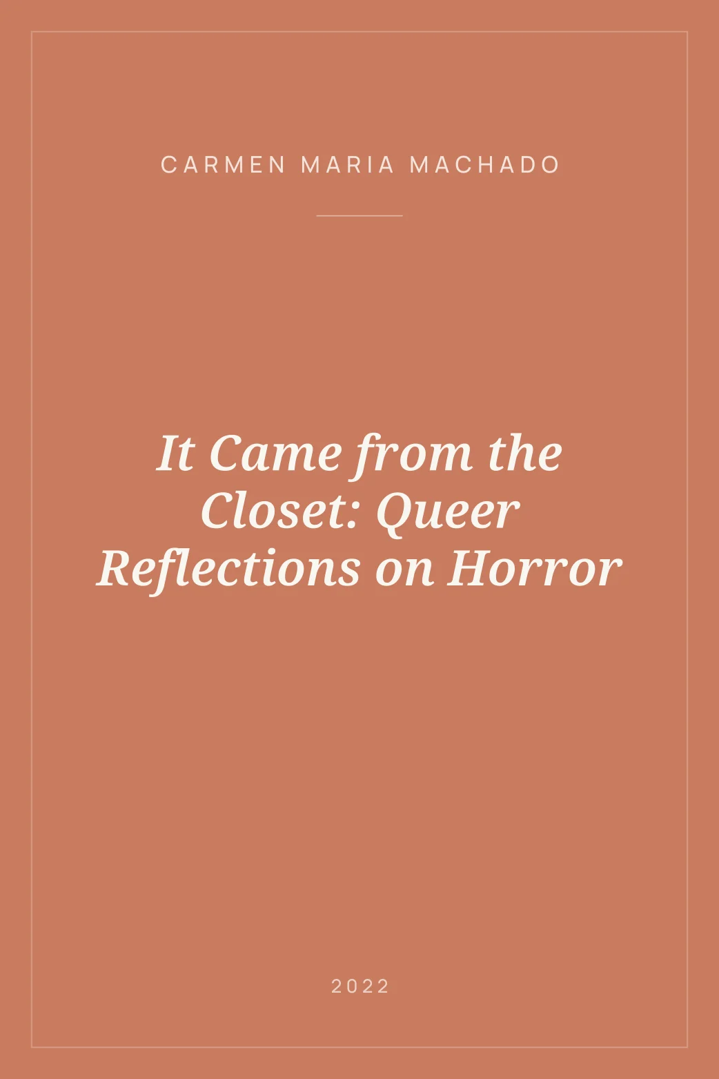 Portada de It Came from the Closet: Queer Reflections on Horror