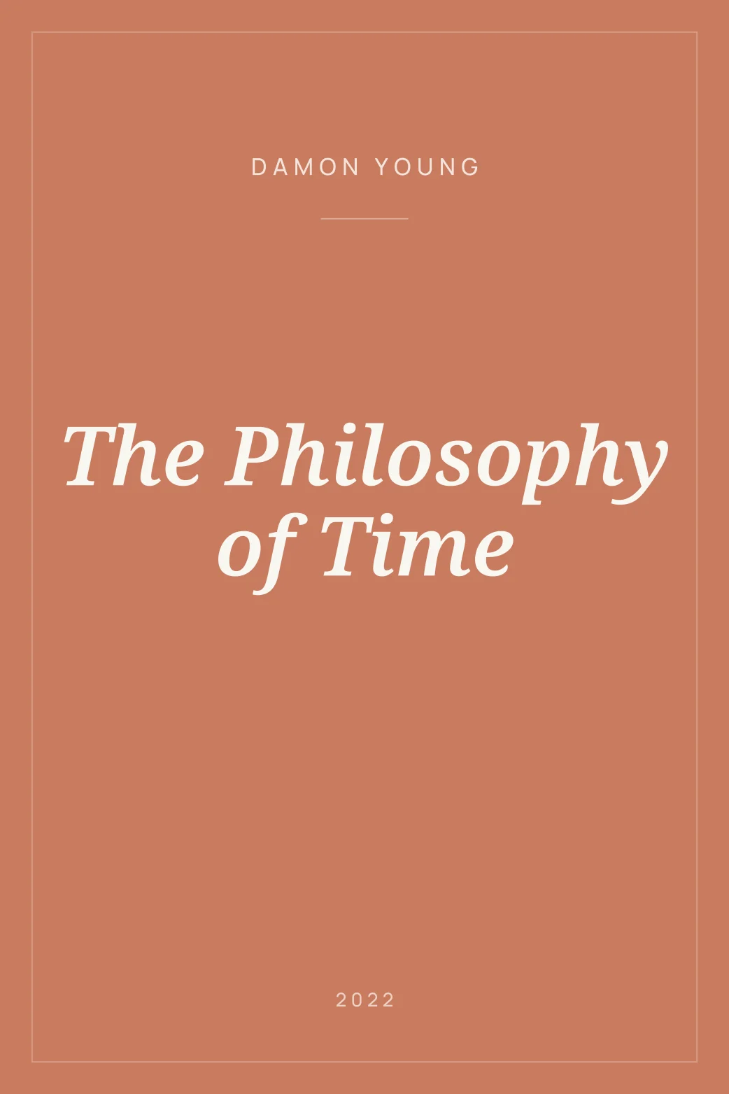 Portada de The Philosophy of Time