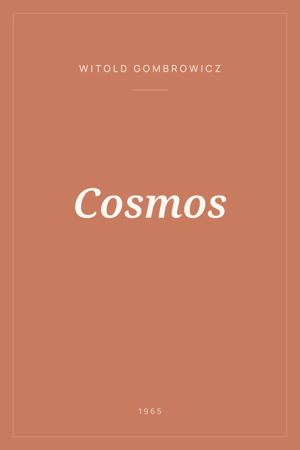 Portada de Cosmos