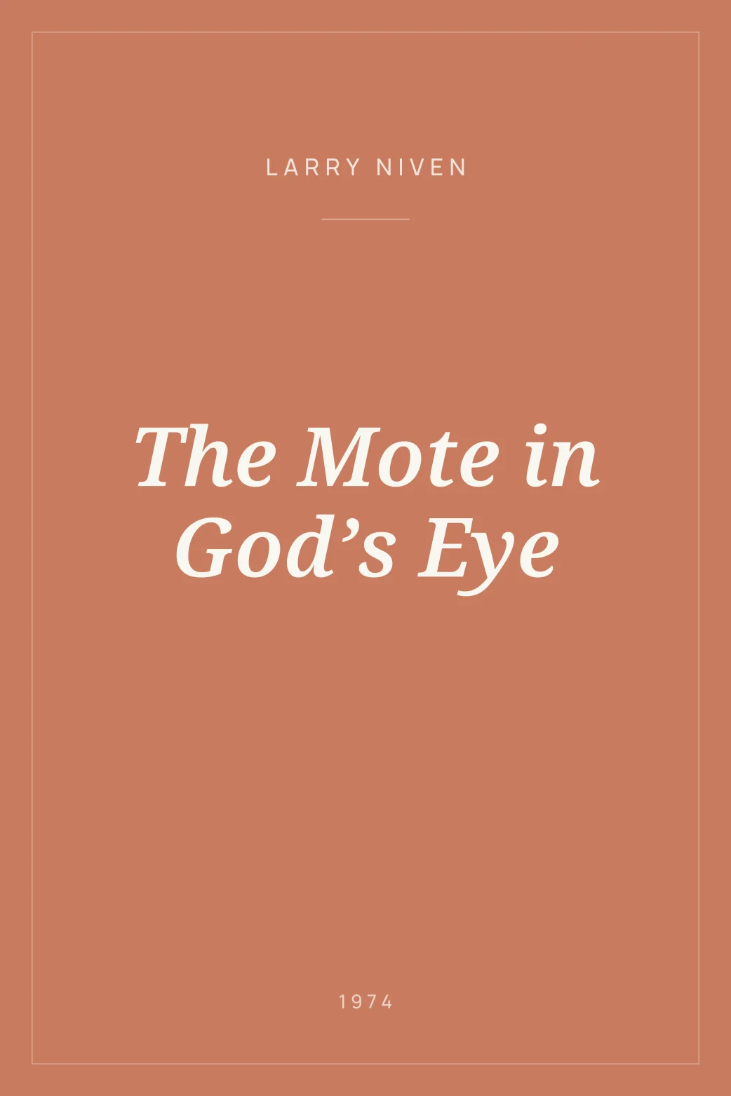Portada de The Mote in God’s Eye