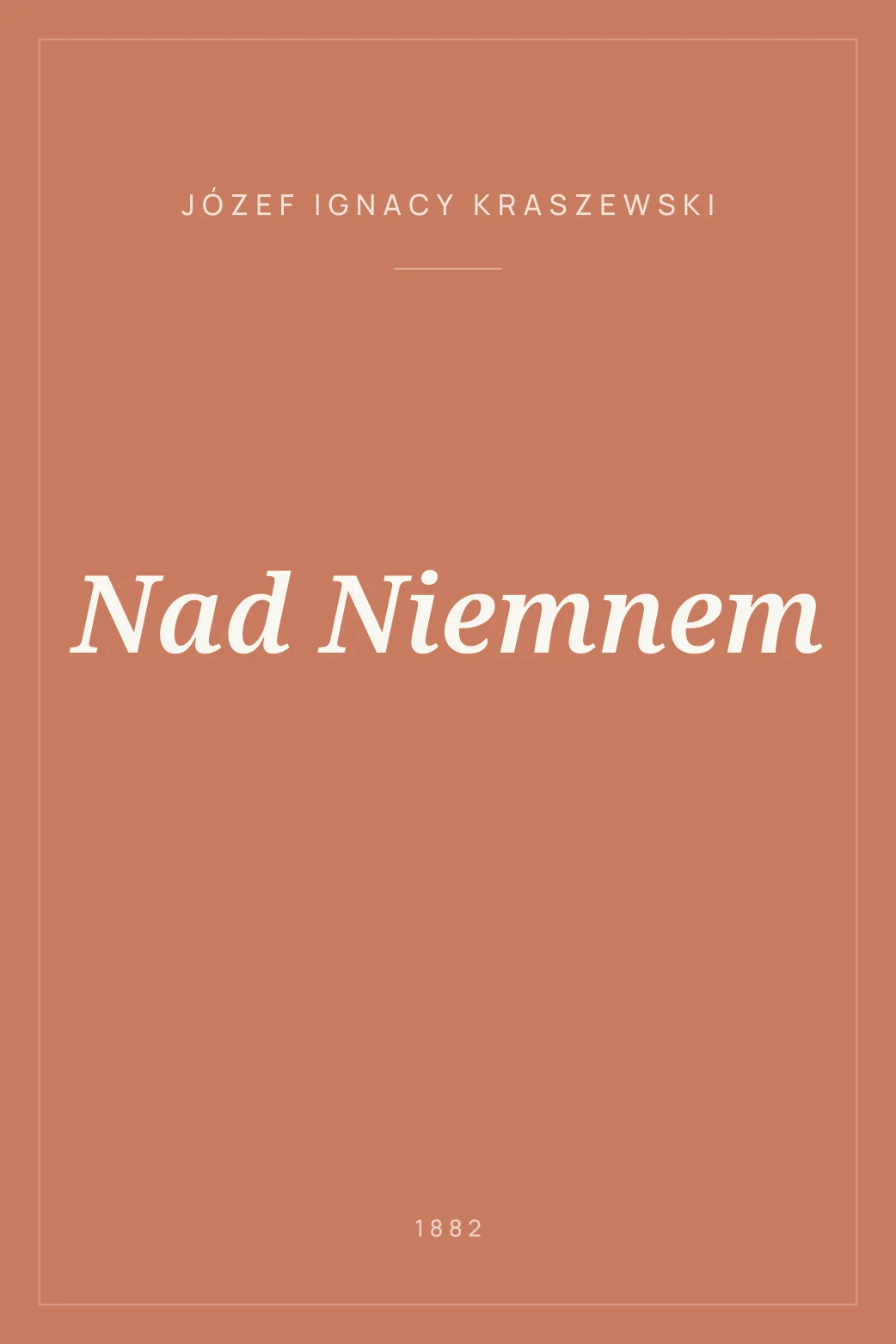 Portada de Nad Niemnem