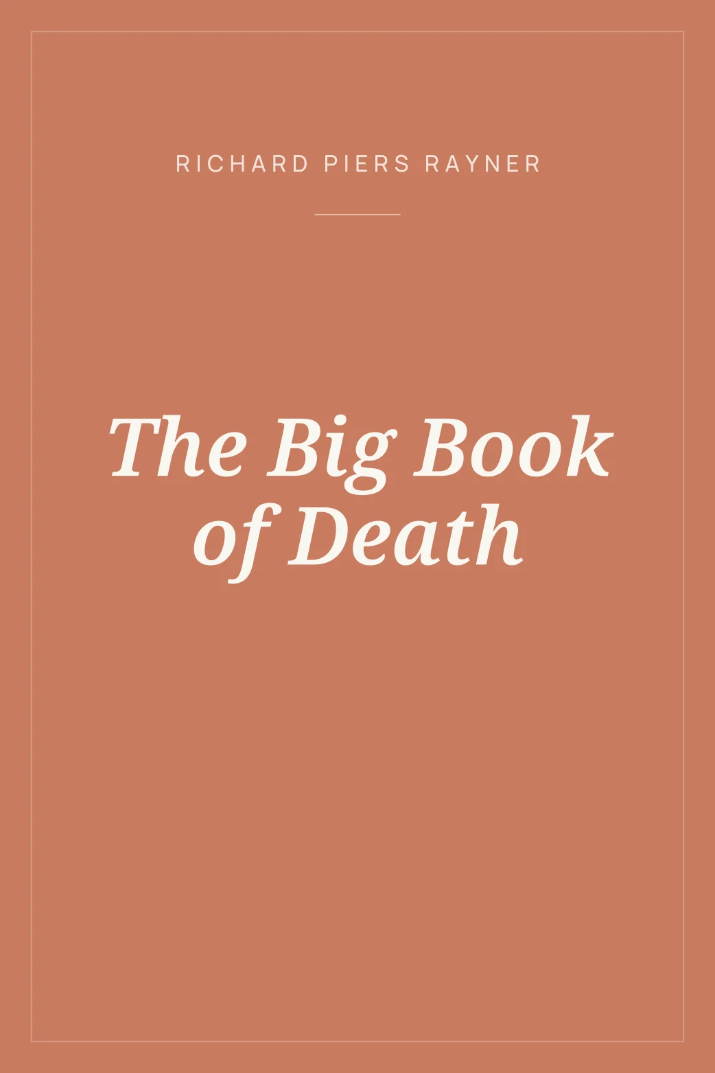 Portada de The Big Book of Death