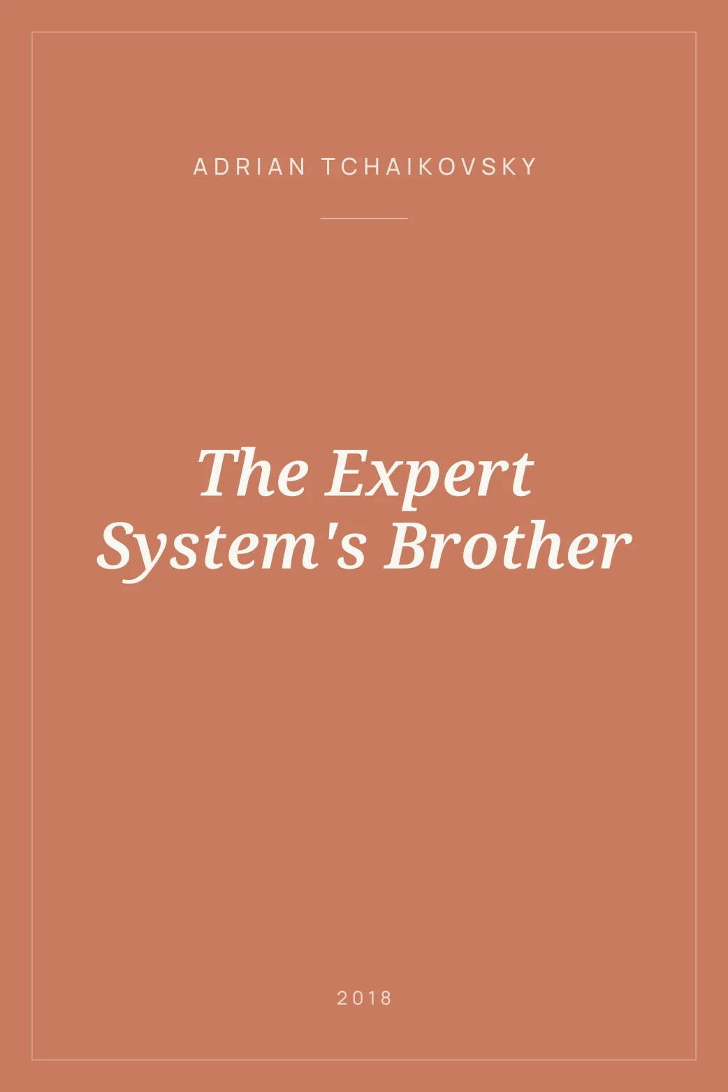 Portada de The Expert System's Brother
