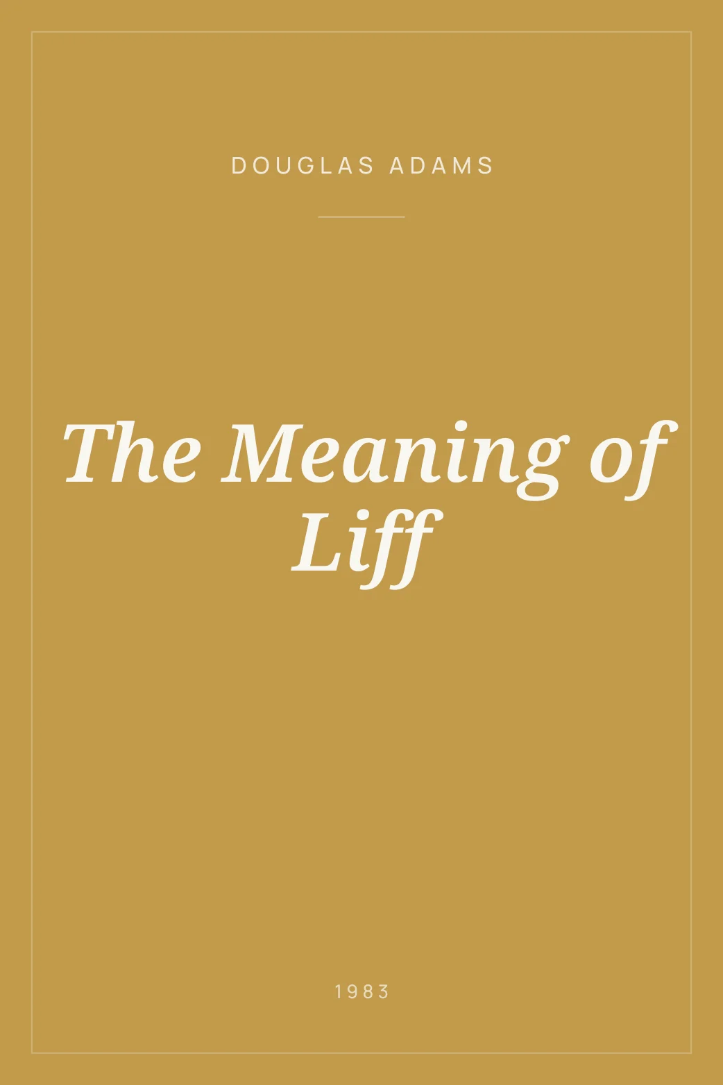 Portada de The Meaning of Liff