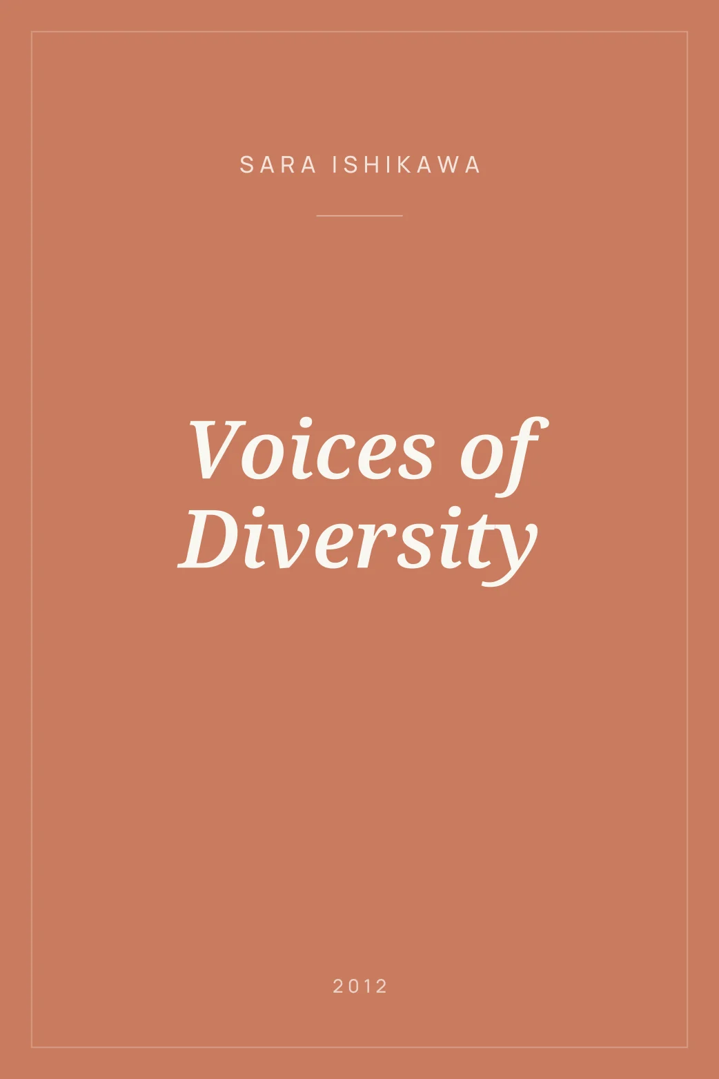 Portada de Voices of Diversity