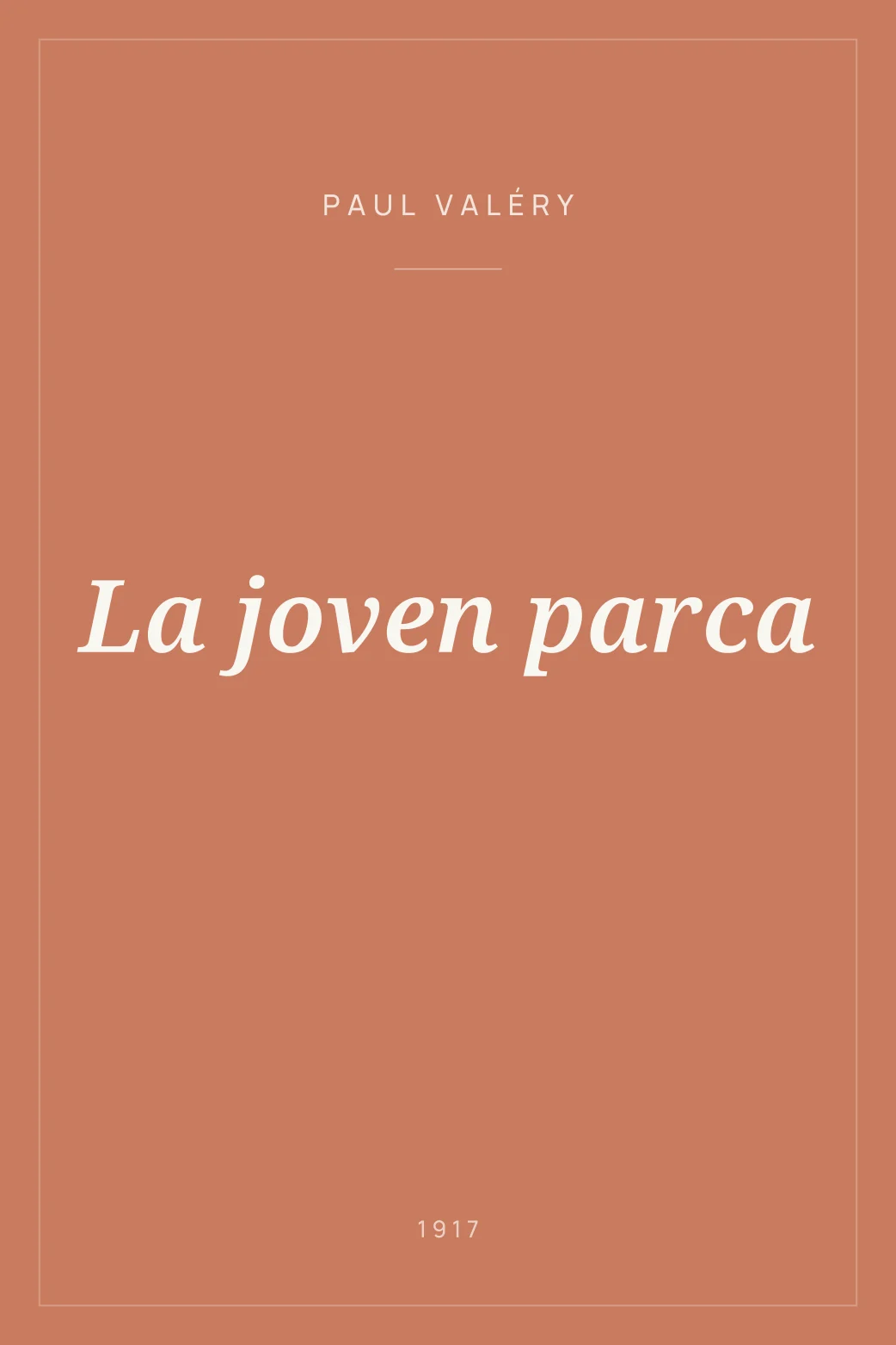 Portada de La joven parca
