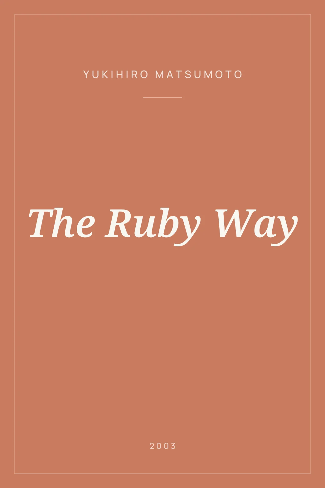 Portada de The Ruby Way