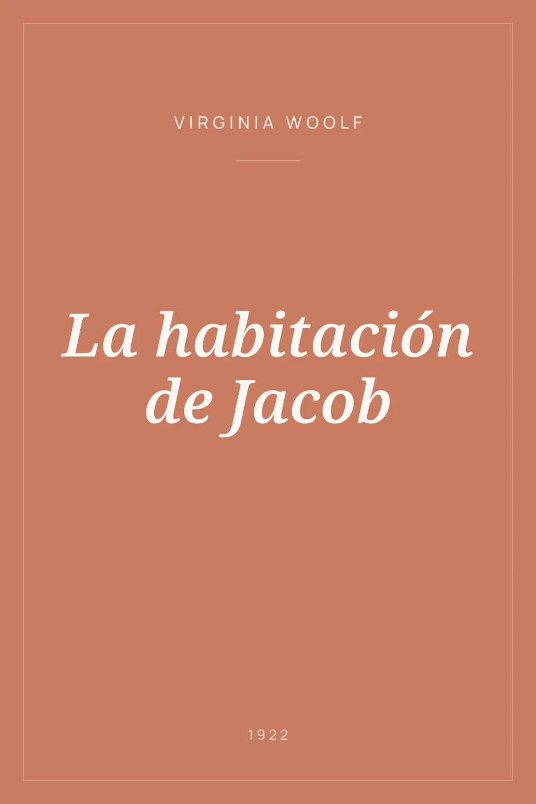 Portada de La habitación de Jacob