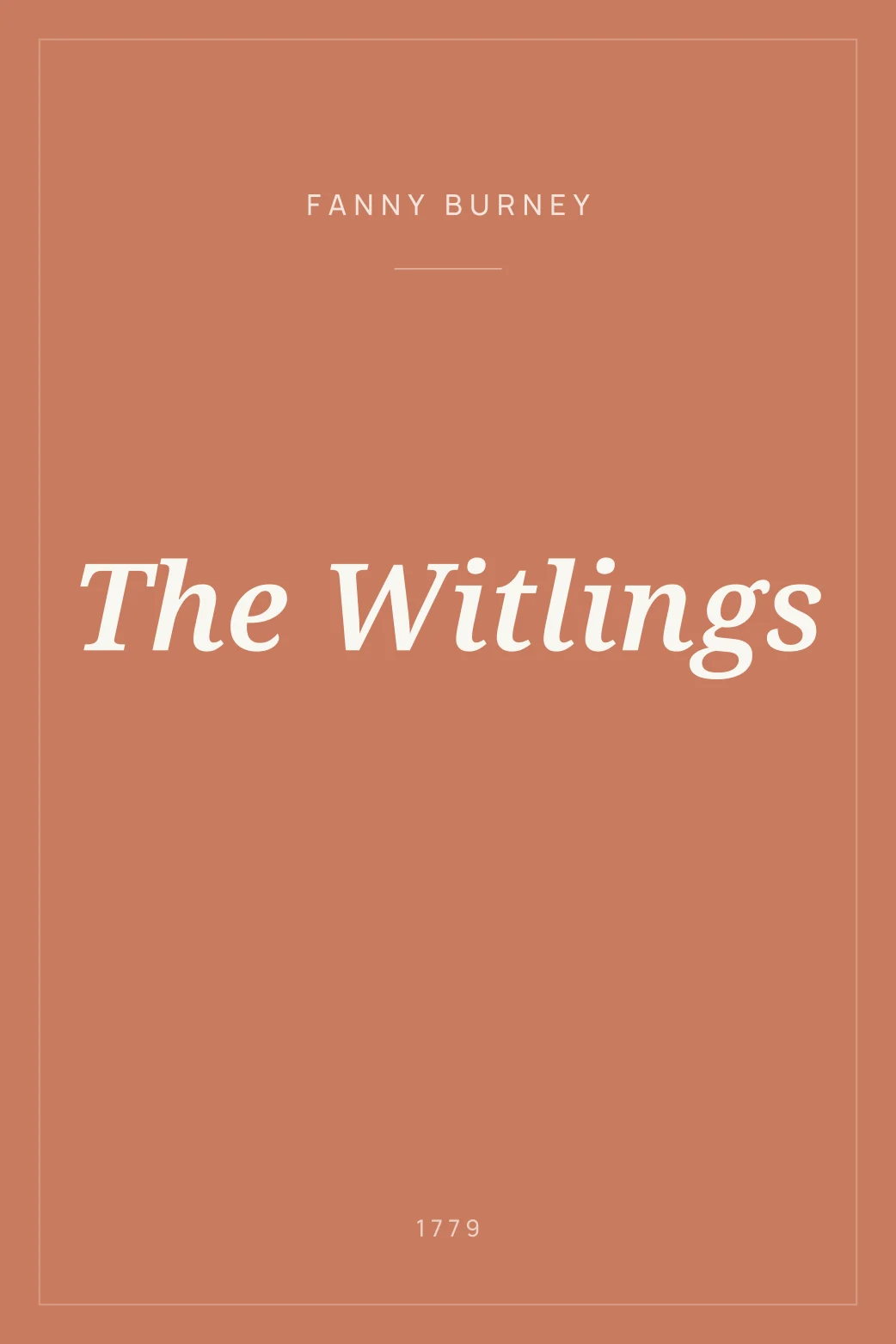 Portada de The Witlings