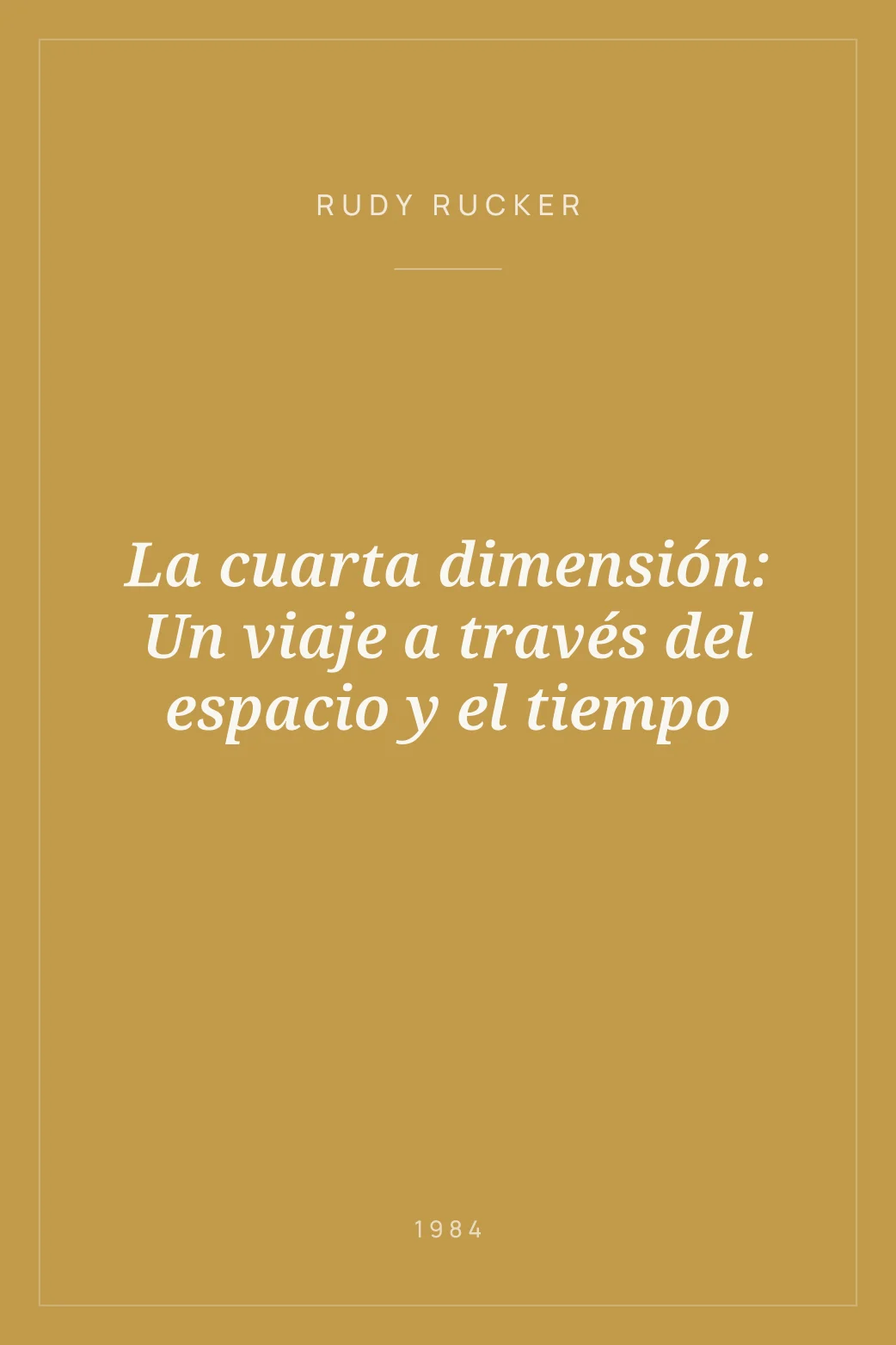 Portada de La cuarta dimensión: Un viaje a través del espacio y el tiempo
