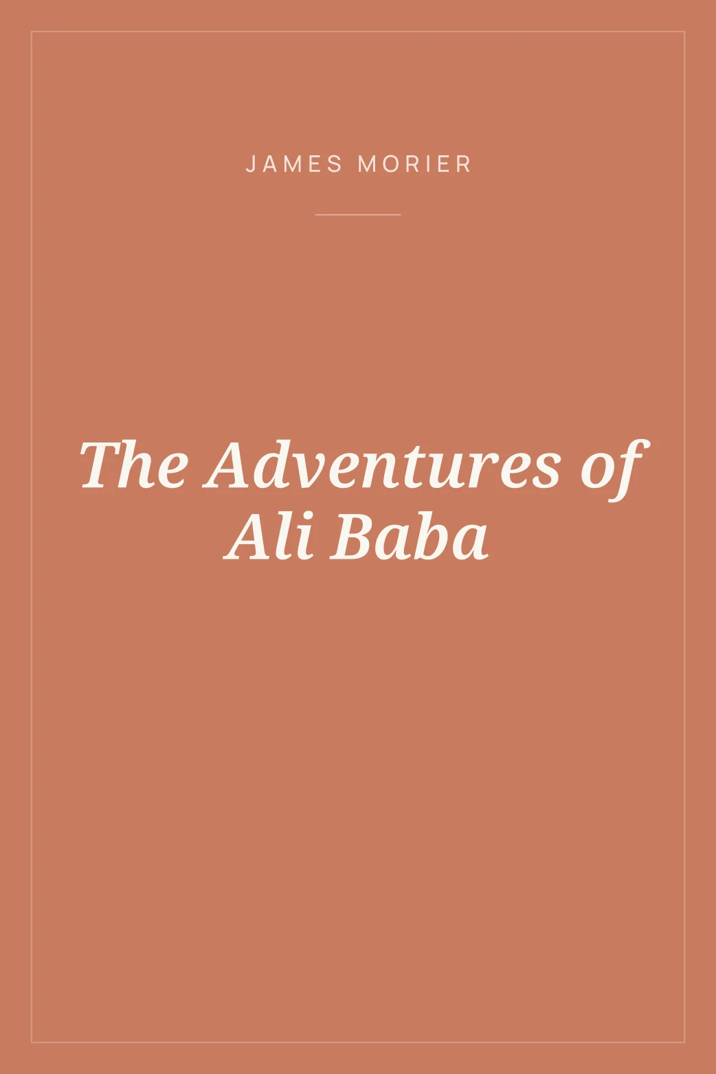 Portada de The Adventures of Ali Baba