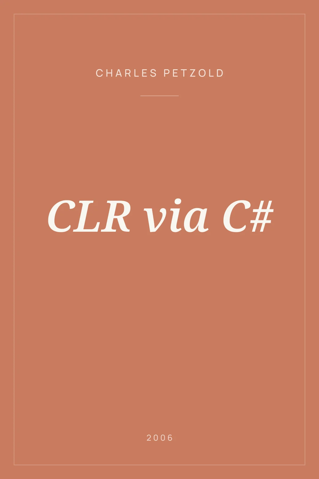 Portada de CLR via C#
