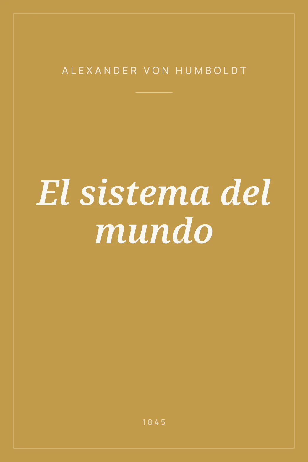 Portada de El sistema del mundo