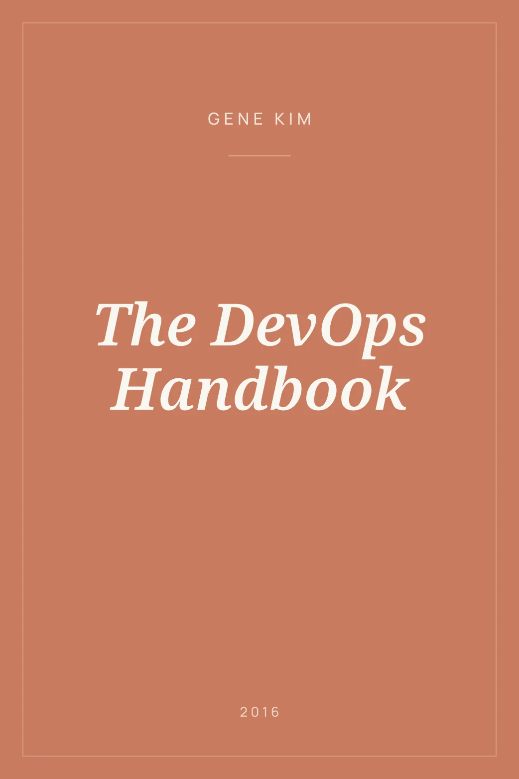Portada de The DevOps Handbook
