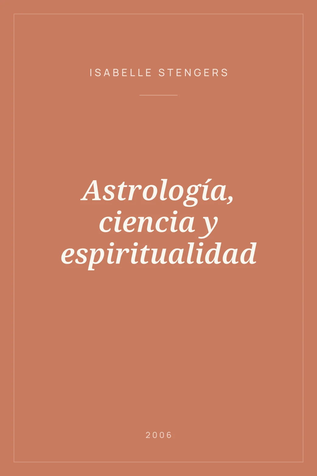 Portada de Astrología, ciencia y espiritualidad