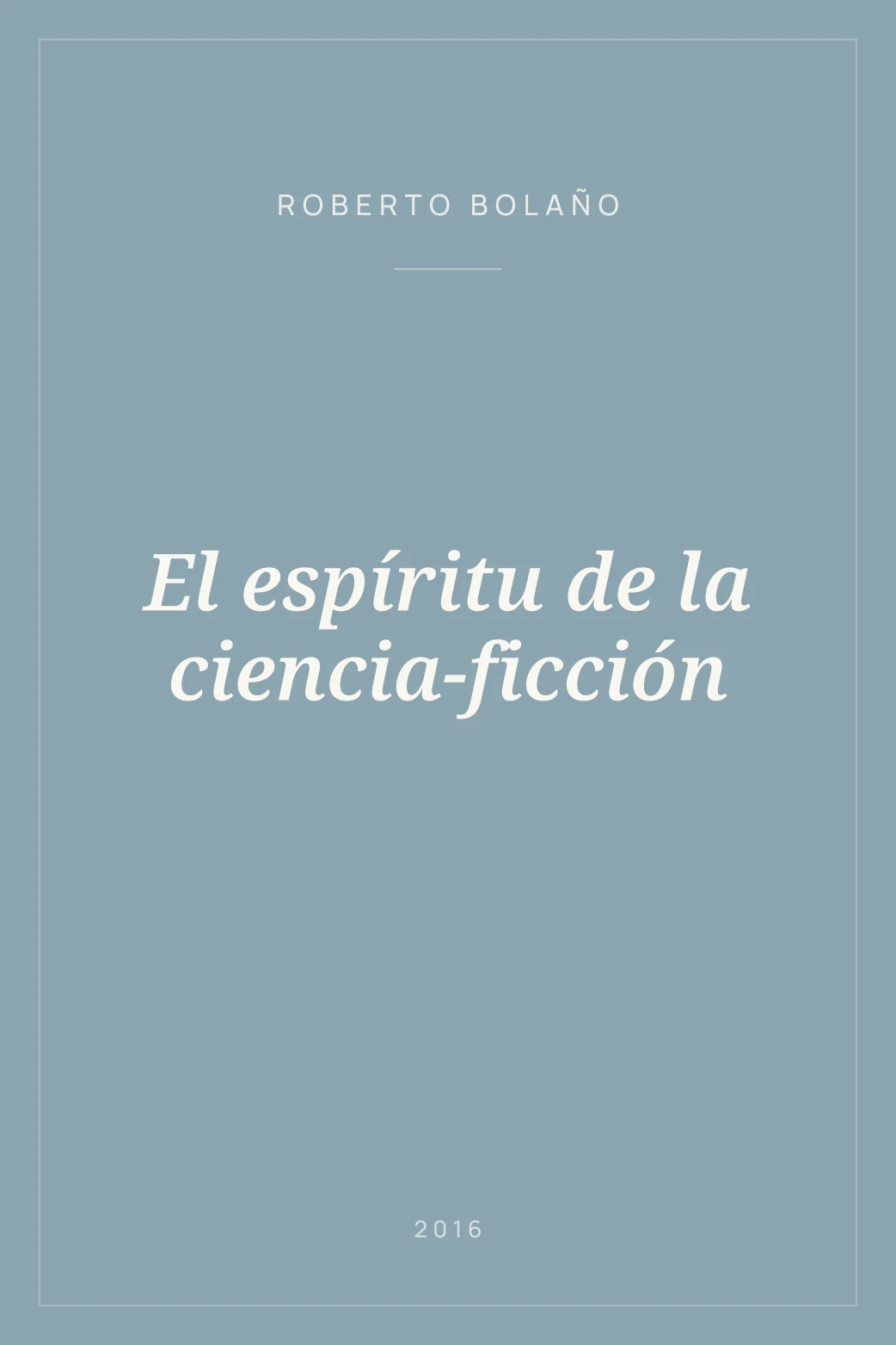 Portada de El espíritu de la ciencia-ficción
