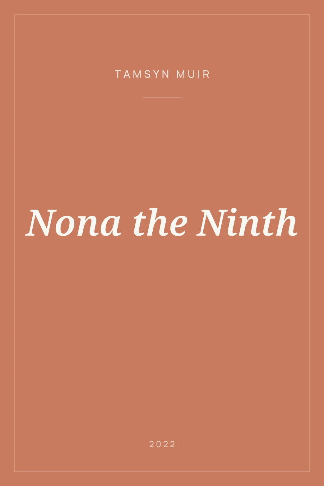 Portada de Nona the Ninth