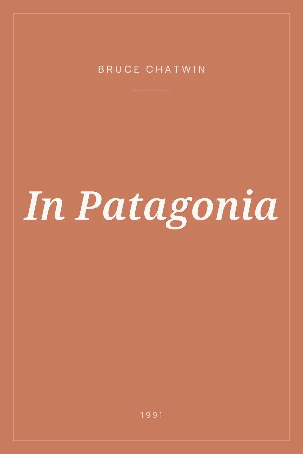 Portada de In Patagonia