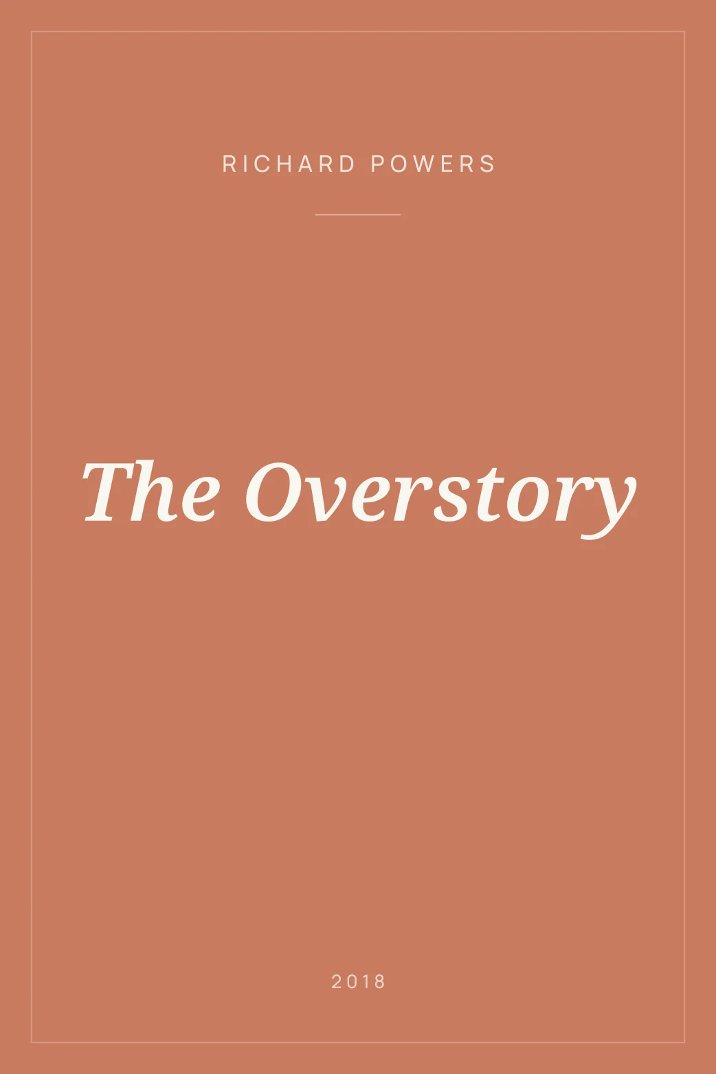 Portada de The Overstory