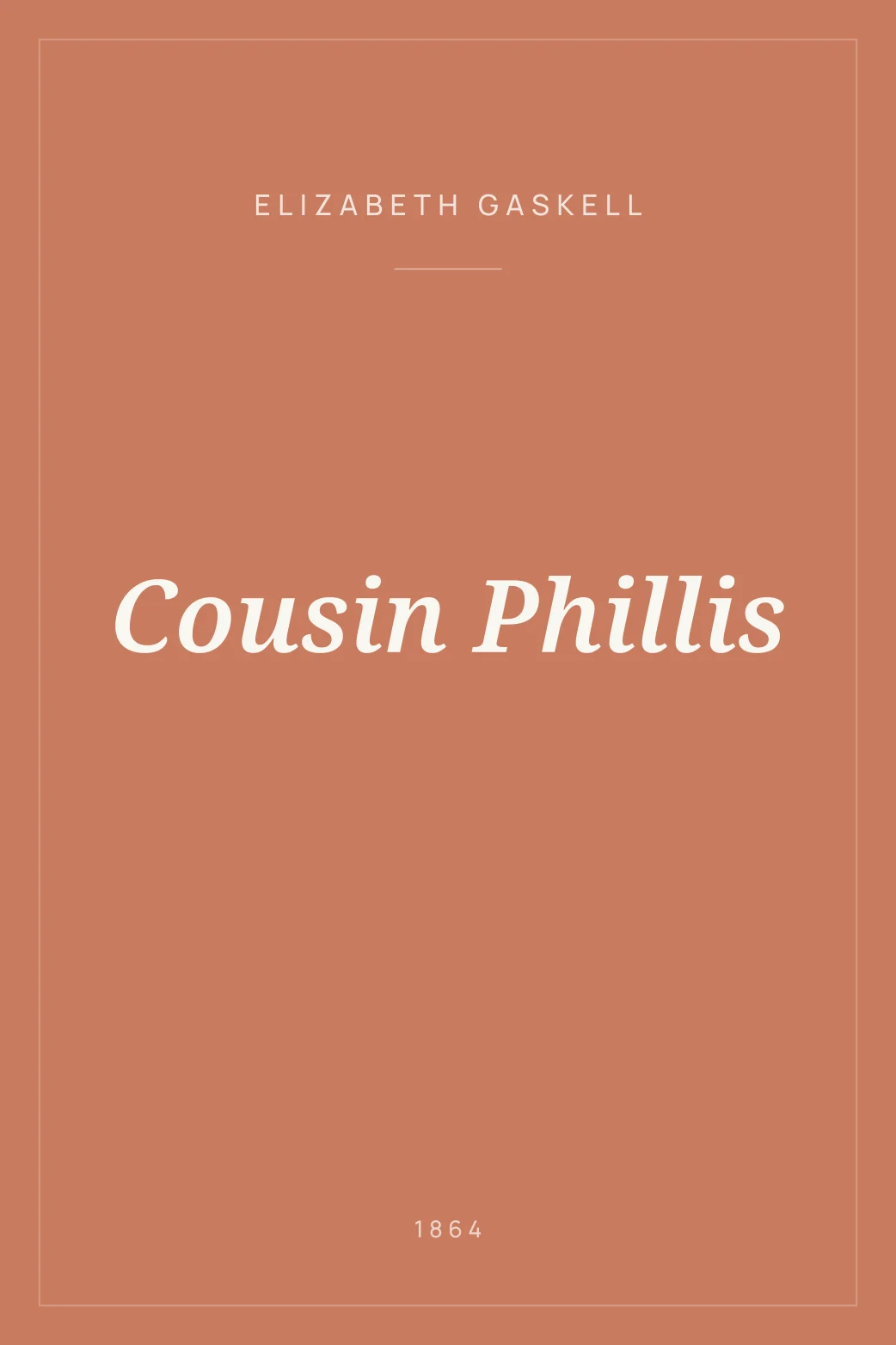 Portada de Cousin Phillis