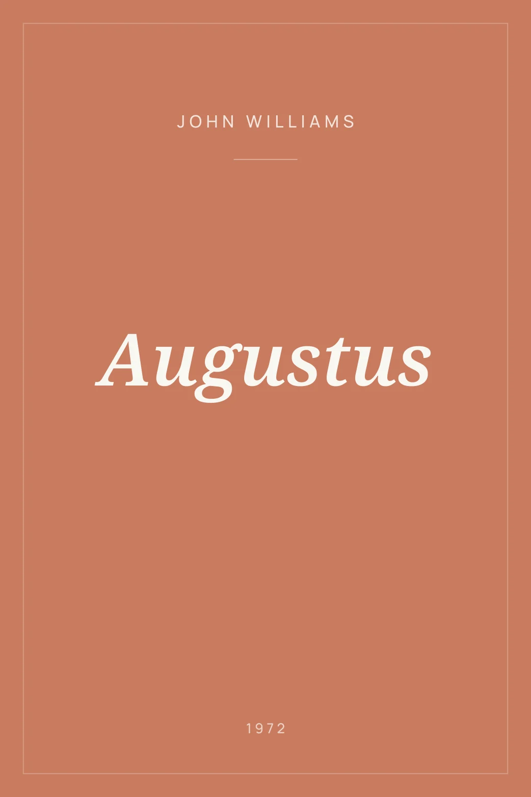 Portada de Augustus