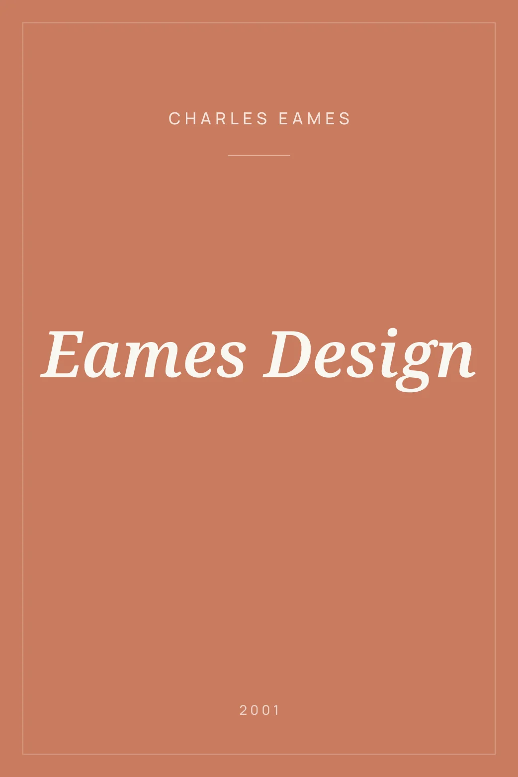 Portada de Eames Design
