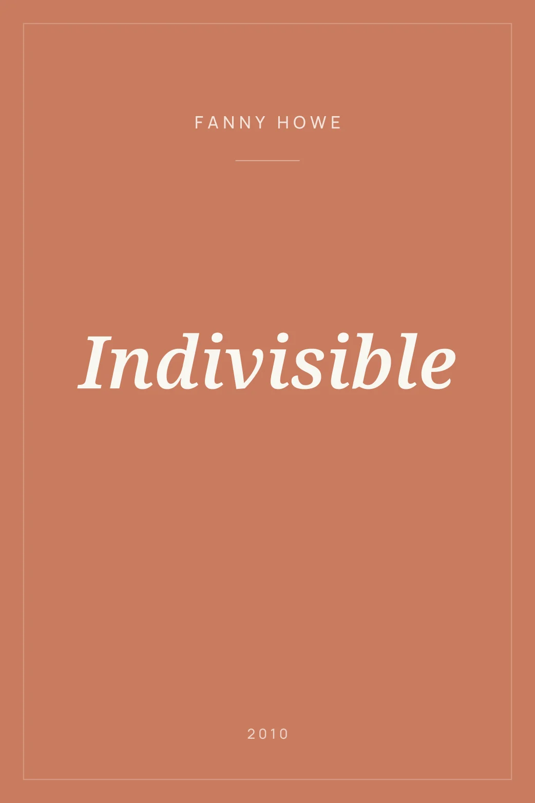 Portada de Indivisible