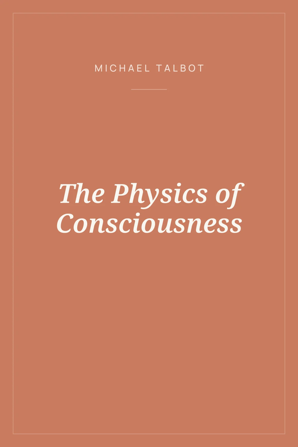 Portada de The Physics of Consciousness