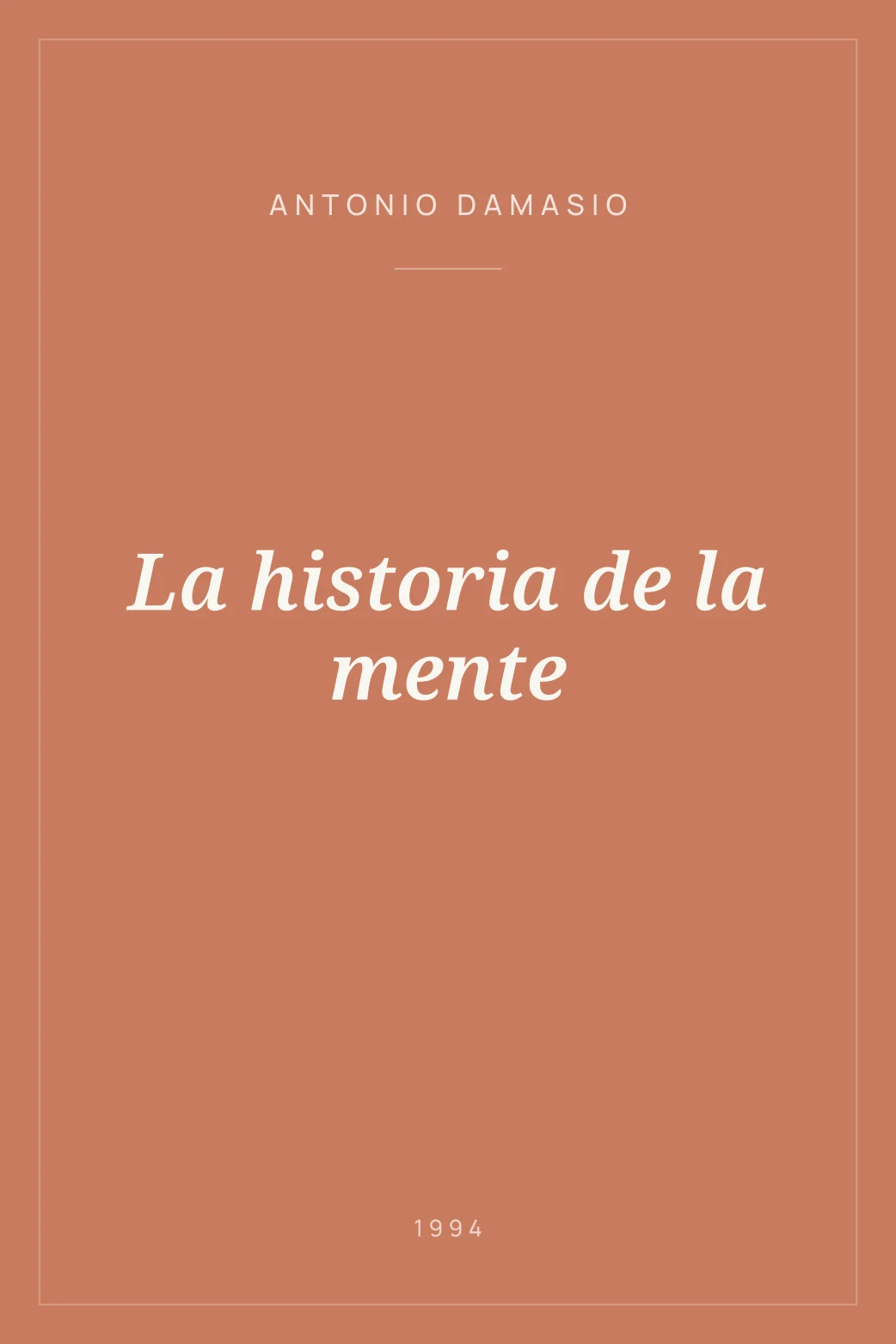 Portada de La historia de la mente