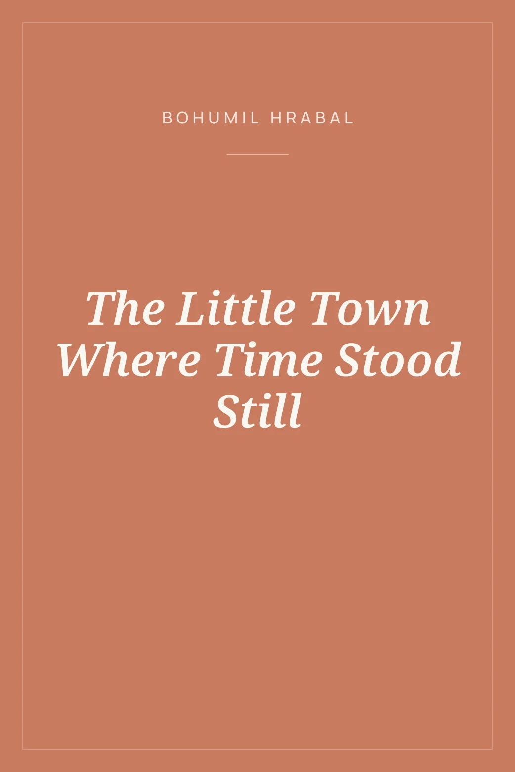 Portada de The Little Town Where Time Stood Still