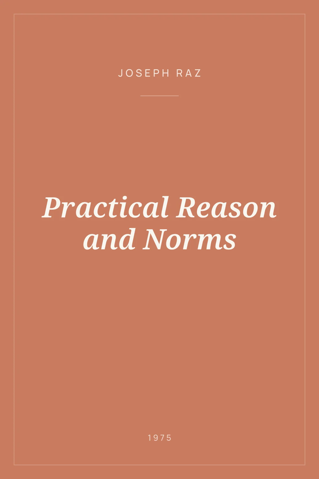 Portada de Practical Reason and Norms
