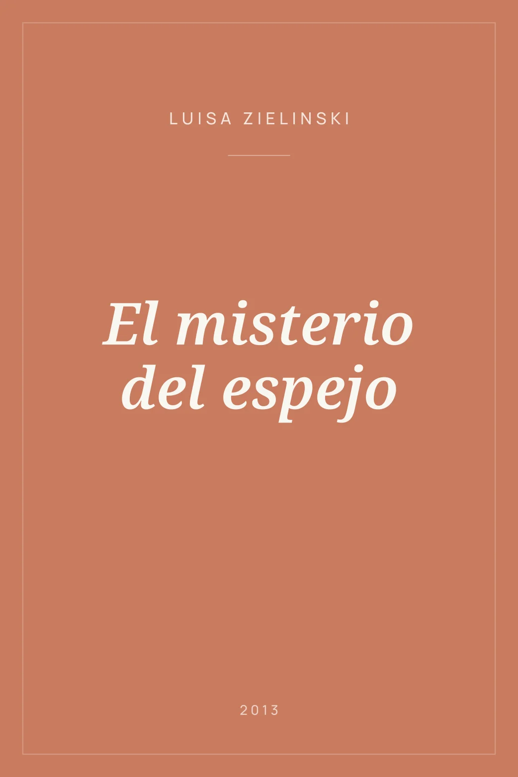 Portada de El misterio del espejo