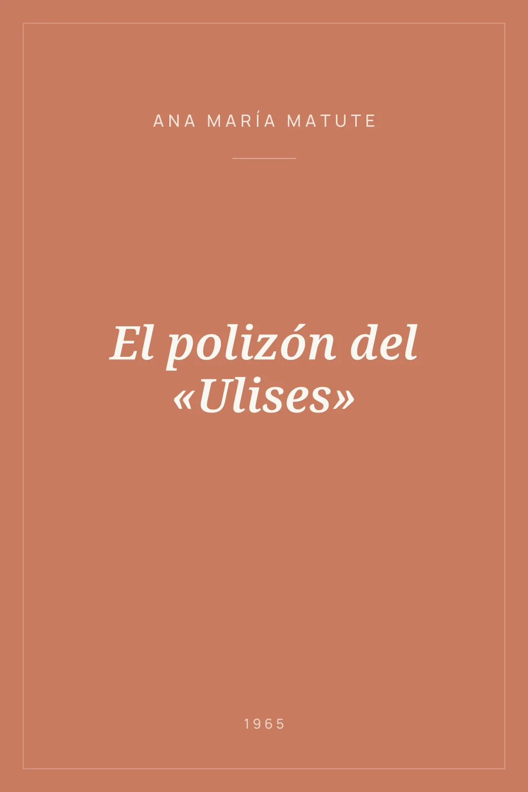 Portada de El polizón del «Ulises»